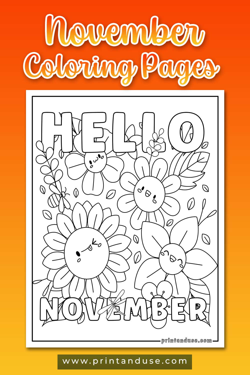 November Coloring Pages