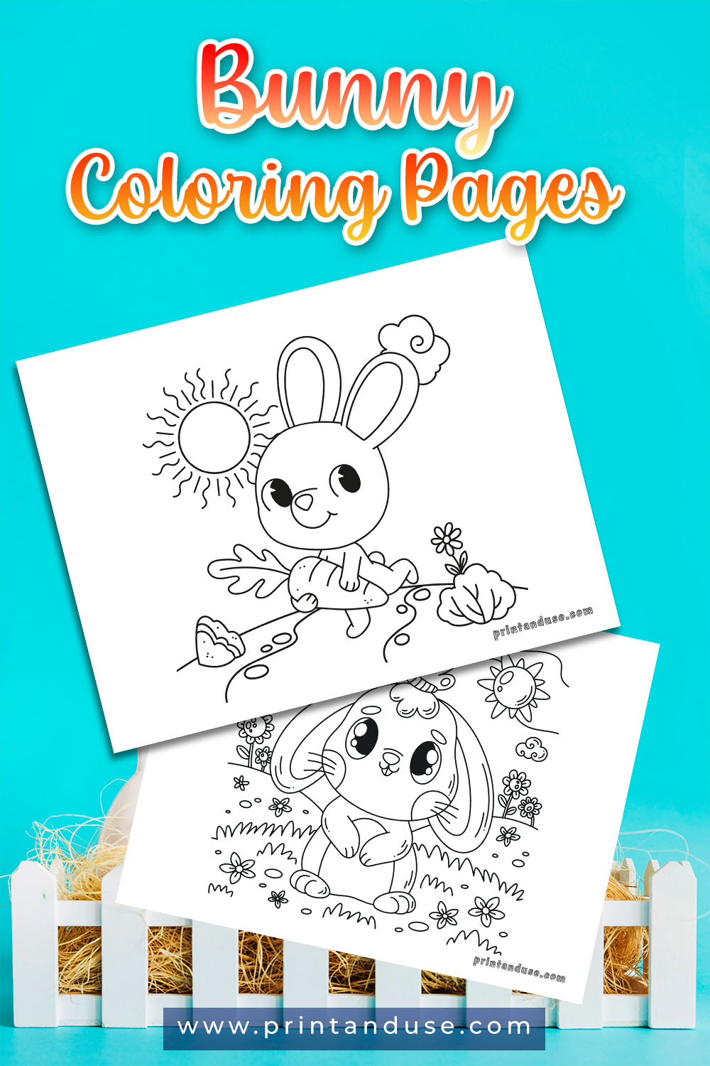 Bunny Coloring Page